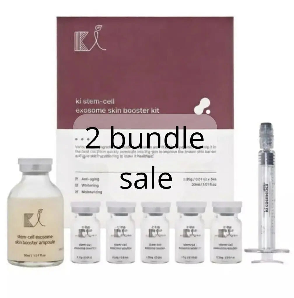 Stem-Cell Exosome PDRN Skin Booster Kit x 2 Bundle Set KI COSMETICS